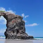 Lägenhet Enribadeo Superalojamiento En Playa Catedrales Ribadeo